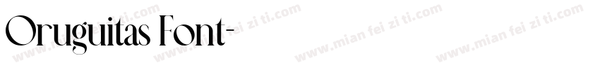 Oruguitas Font字体转换